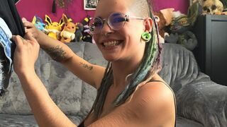 Vi-Goth-Fox bläst zum 1. Mal vor laufender Kamera! Hoffentlich sieht meine Familie das nicht