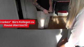 (Studentin-Aneta) Maul schauen, ob der Kollege wirklich krank ist