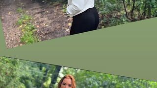Sexy Rachel @ Erwischt worden beim Waldfick... einfach weiter ficken oder wegrennen?