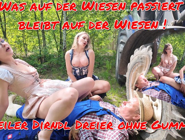 TinyEmily erlebt geilen Dirndl Dreier