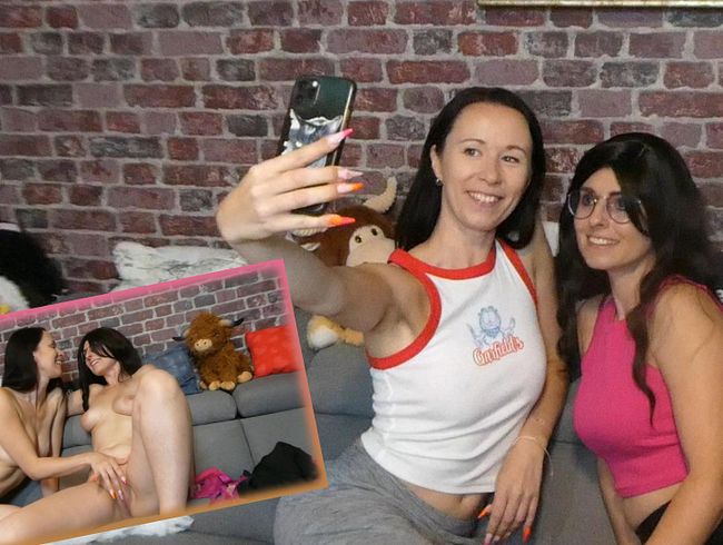 Secret-MiaToy steht auf Muschi Streicheln mit ihrer Freundin