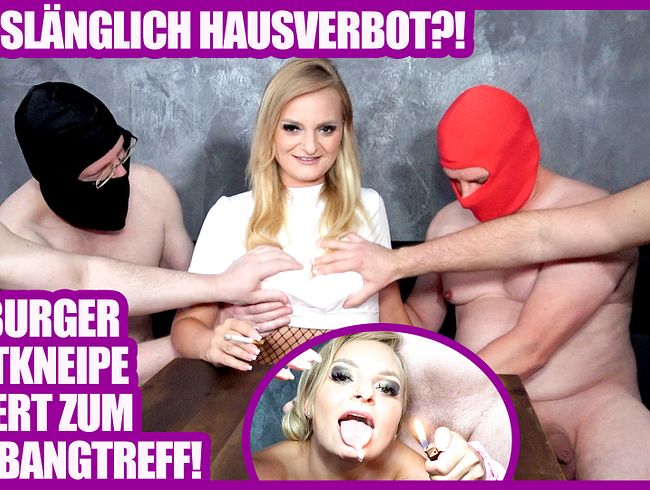 Hausverbot weil ich die Kneipe in eine Orgie verwandelt habe (Lina Mila)