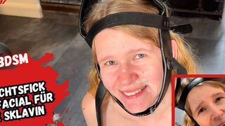 Gefesselt Sperma schlucken [Bikergirl-97]