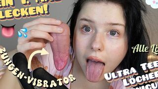 (DaphneDietz) Jungfrau wird zum 1. Mal an Arsch & Pussy geleckt