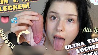 (DaphneDietz) Jungfrau wird zum 1. Mal an Arsch & Pussy geleckt