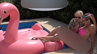 TS Outdoor Fick mit versautem Spermakuss mit KikiVega!!!
