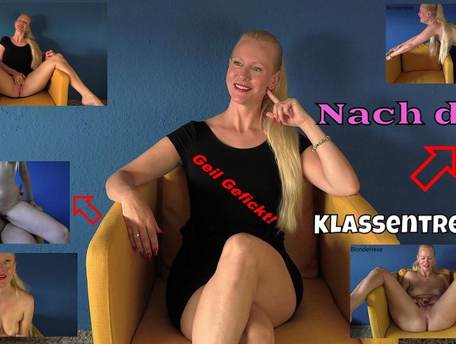 Blonde-Hexe: Heiße Nummer nach dem Klassentreffen - Creampie Finale