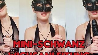 itspinkmelina gibt auch Minischwänzen eine Wichsanweisung
