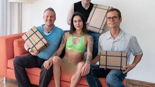Gangbang mit Sandwich Fick (Jenny-Stella)