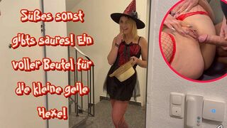 Hexe Sarina-Young bekommt viel Süßes zu Halloween