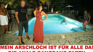 Alexalexandria bei der Anal Gangbang Party