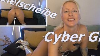 blonde-hexe will, dass du ihren Arsch als Zielscheibe benutzt