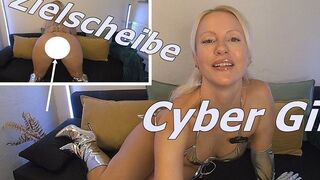 blonde-hexe will, dass du ihren Arsch als Zielscheibe benutzt