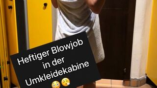 Ellax: Blowjob in der Umkleide????