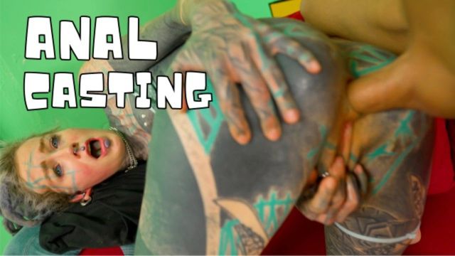 Anuskatzz: ALT pornstar Tests BIG WHITE DICK on casting couch - ATM