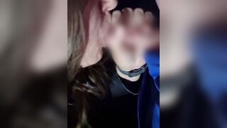 Kernoel Fut gibt nachts einen Blowjob im Wald