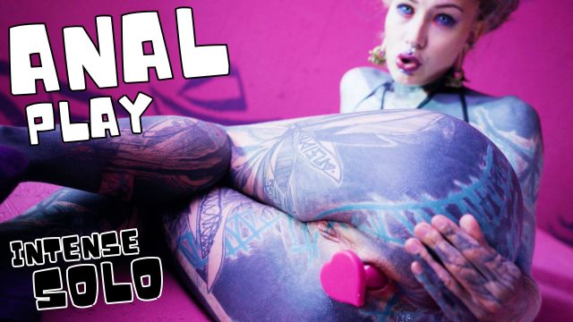 Anuskatzz: Solo ANAL Fisting - Toys und Plugs für Tattoo Girl - Arschloch