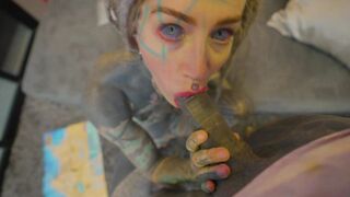 Anuskatzz: TATTOO - Reisender ANAL - Sex und BLOWJOB im Hotelzimmer