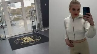 Extrem geiler Friseurbesuch mit KleineMaja..