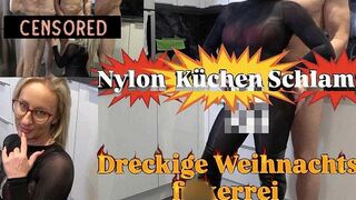 Dreckige Weihnacht Fickerrei mit Studentin Aneta.... Küchen Fotze am Werk
