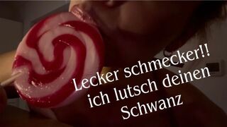 Bibixxx - Lecker Schmecker: Ich lutsche deinen Schwanz genussvoll