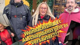 Studentin-Aneta: Weihnachtsmarkt Abschleppdienst !!! Wird es noch versauter??? Schlammschieben Extraklasse !