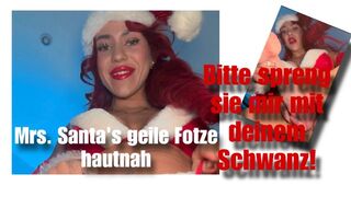 JustSophia als Mrs Santa - Ihre geile Fotze ganz nah und in HD!