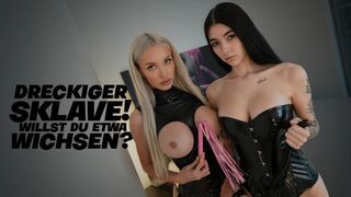 Aleyna Grace hält den Sklaven vom wichsen ab