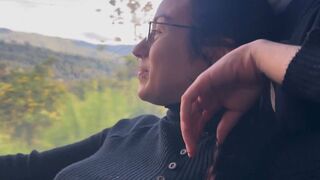 VelvetLiquid wird im Bus geil