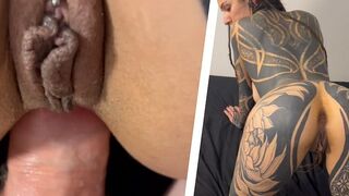 Aja-Moon bei ihrem ersten Anal Creampie