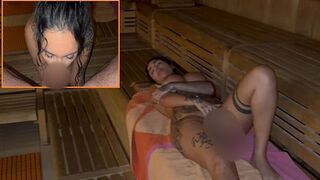 Quicky in der Sauna mit TyraRide! Das kam unerwartet
