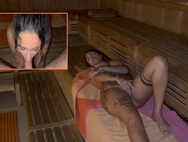 Quicky in der Sauna mit TyraRide! Das kam unerwartet