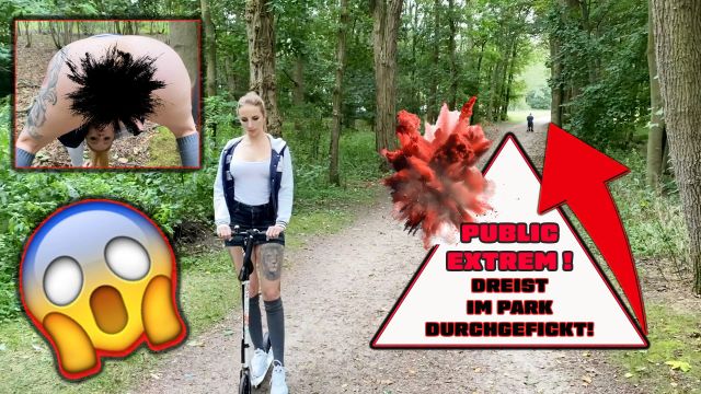 [HannaSecret] Frecher Fick im Park