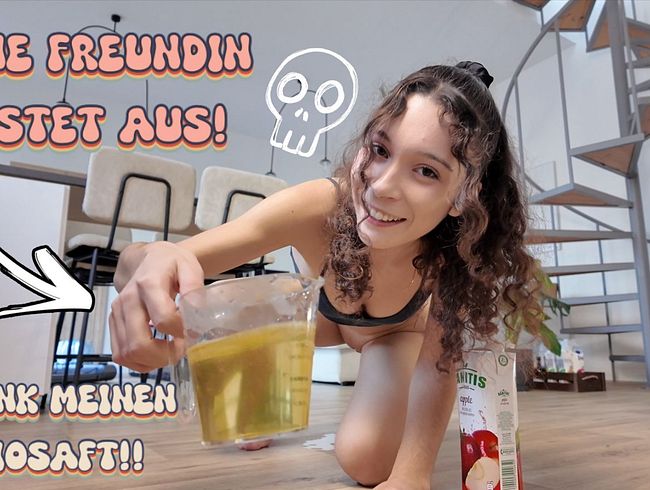Lina Lynn beim Pissen Prank