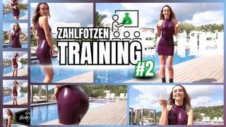 Lady-Anja beim Zahl Fotzen Training