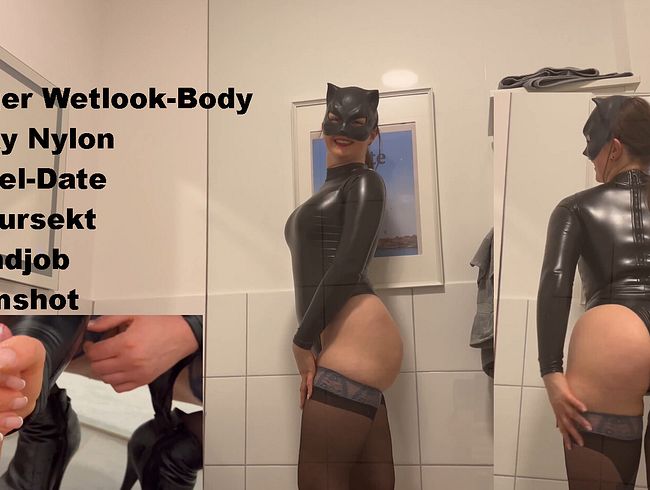 [Wet-Wonder] Ich pisse seinen Schwanz voll und melke ihn danach