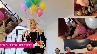 Studentin-Aneta beim Hardcore User Gangbang