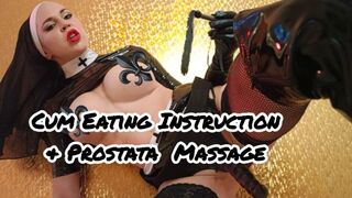 Kate-Monroe liebt Sperma Verkostung nach Prostata Massage
