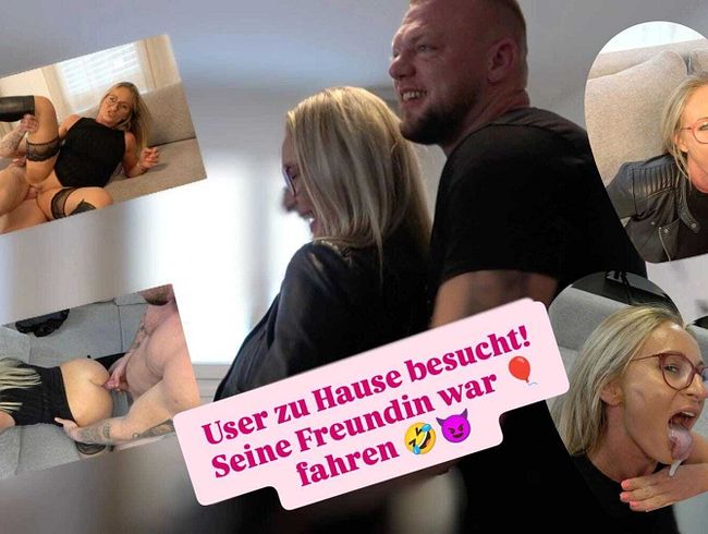 Studentin-Aneta besucht den Fan aus Frankfurt zu Hause