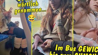 Geht das zu weit? TV-Helena-Kimberly wixxt in den Öffis