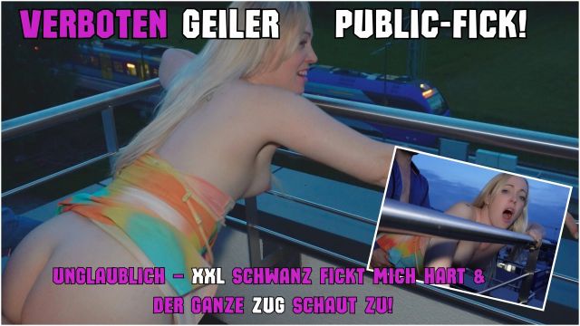 LeaKirsch - Harter Fick mit einem XL Schwanz und wir haben Zuschauer