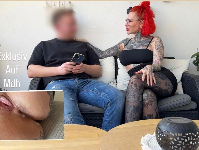 Cat-Coxx lässt sich mit Jungsperma vollpumpen