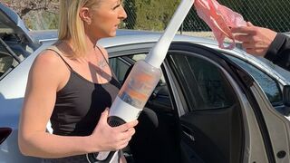 Taiga_LaLoca wird beim Fremdbums im Auto erwischt