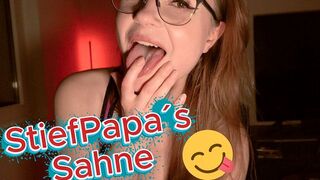 TinyEmily: Stief Papas Sperma ist einfach das Beste!!
