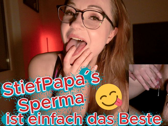 TinyEmily: Stief Papas Sperma ist einfach das Beste!!