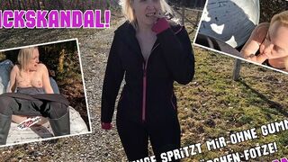 Lea_Kirsch: PUBLIC Reiterhof FICKSKANDAL! Stalljunge spritzt mir ohne Gummi in die Reitermädchen-Schlampe!