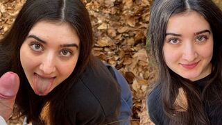 Schwanz leer saugen im Wald @ LeahSnuSnu