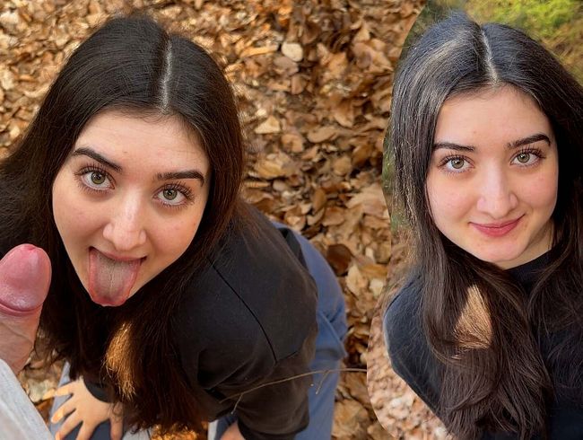 Schwanz leer saugen im Wald @ LeahSnuSnu