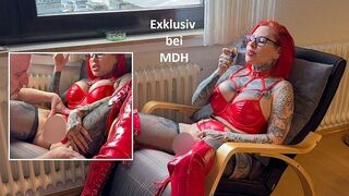 Cat-Coxx erzieht ihren Mann zu einem Sperma Lecker