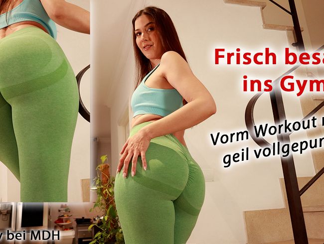 Vor dem Fitnessstudio lasse ich mich noch schnell besamen @ MaryHaze